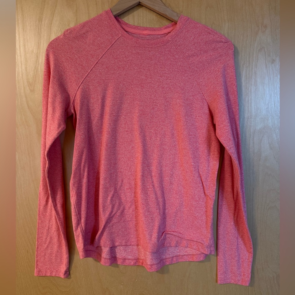 Lululemon Long Sleeve Pink Heather